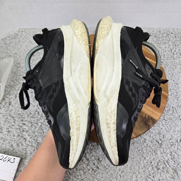 Saucony Tempus Black Athletic Daily Gym Casual Daily Road Running Shoe Womens 8 - Picture 8 of 13